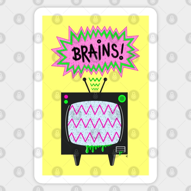 Zombie TV Sticker by KirstyFinnigan